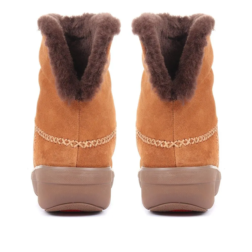 Mukluk Shorty Suede Ankle Boots - FITF34504 / 320 530