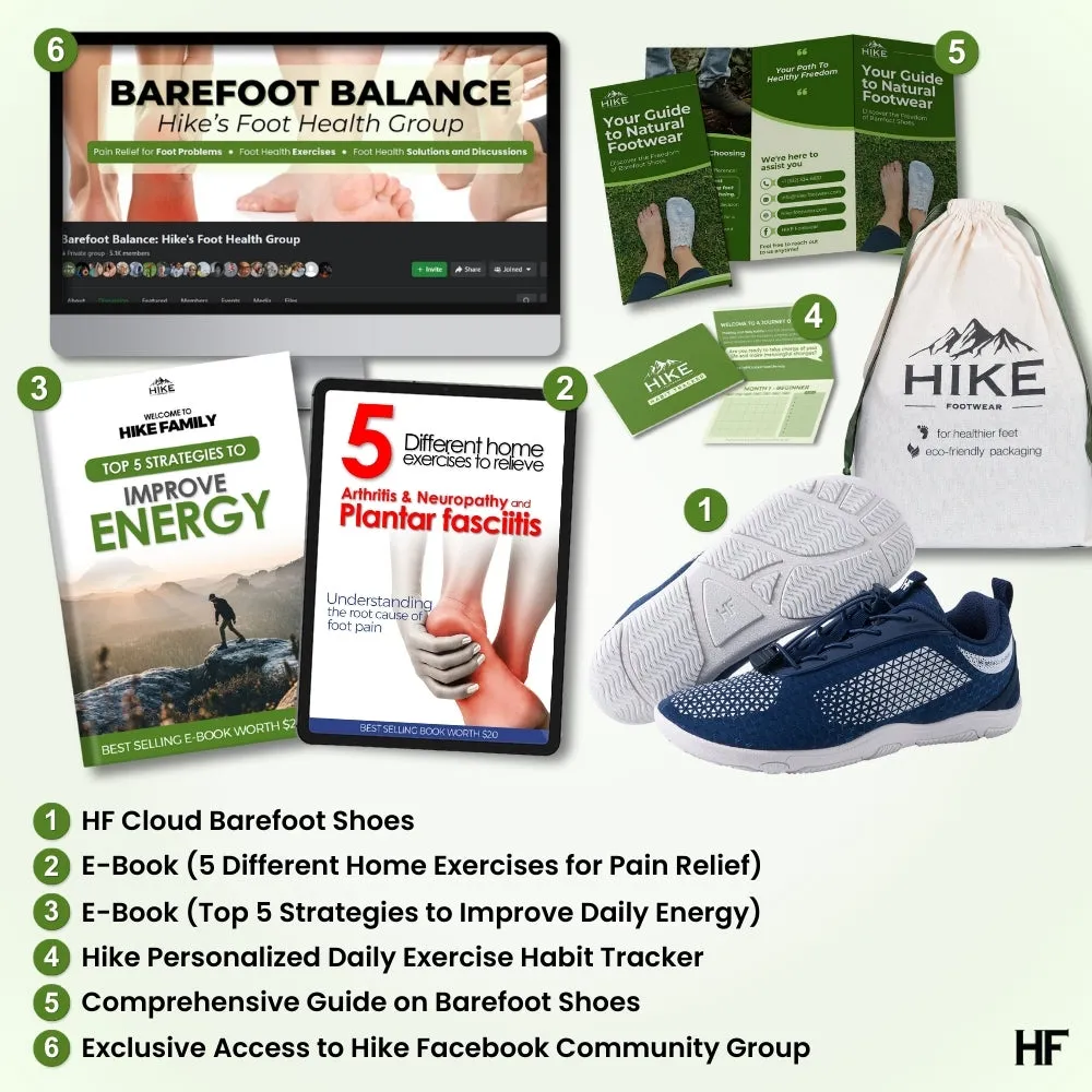 NEW ARRIVAL - HF Series x Cloud – Ergonomic & Supportive Unisex Barefoot Shoes