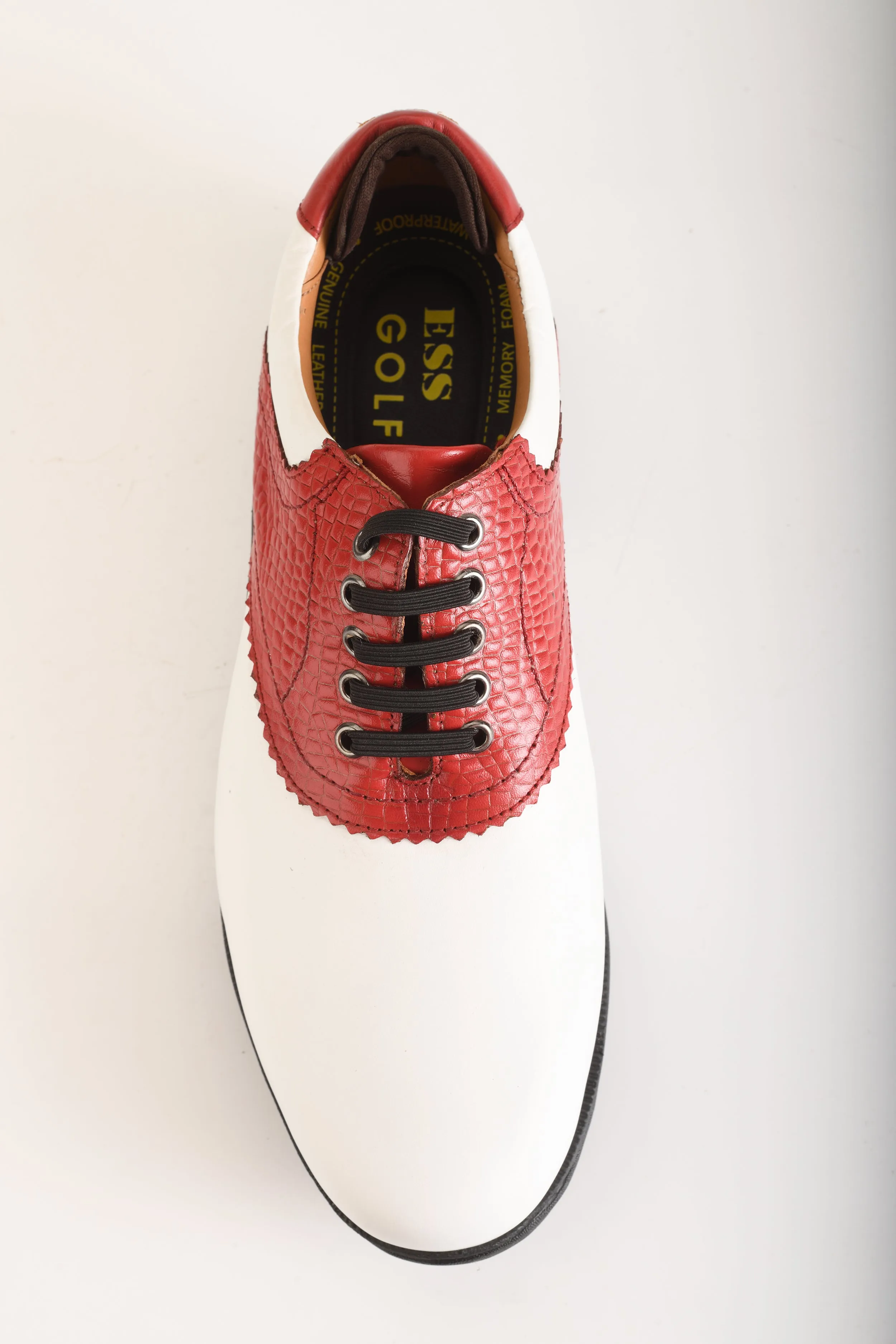 Notting White-Red Golf Shoes