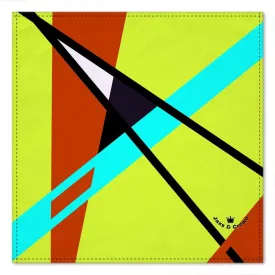 #PS10 JAXS N CROWN COLLECTION designer pocket square multicolored