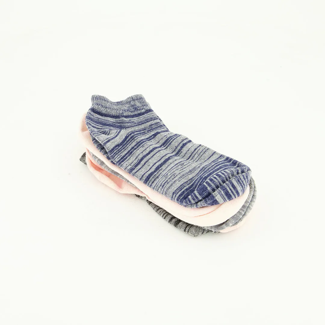 Ribbed 5 Pack Trainer Liner Socks.
