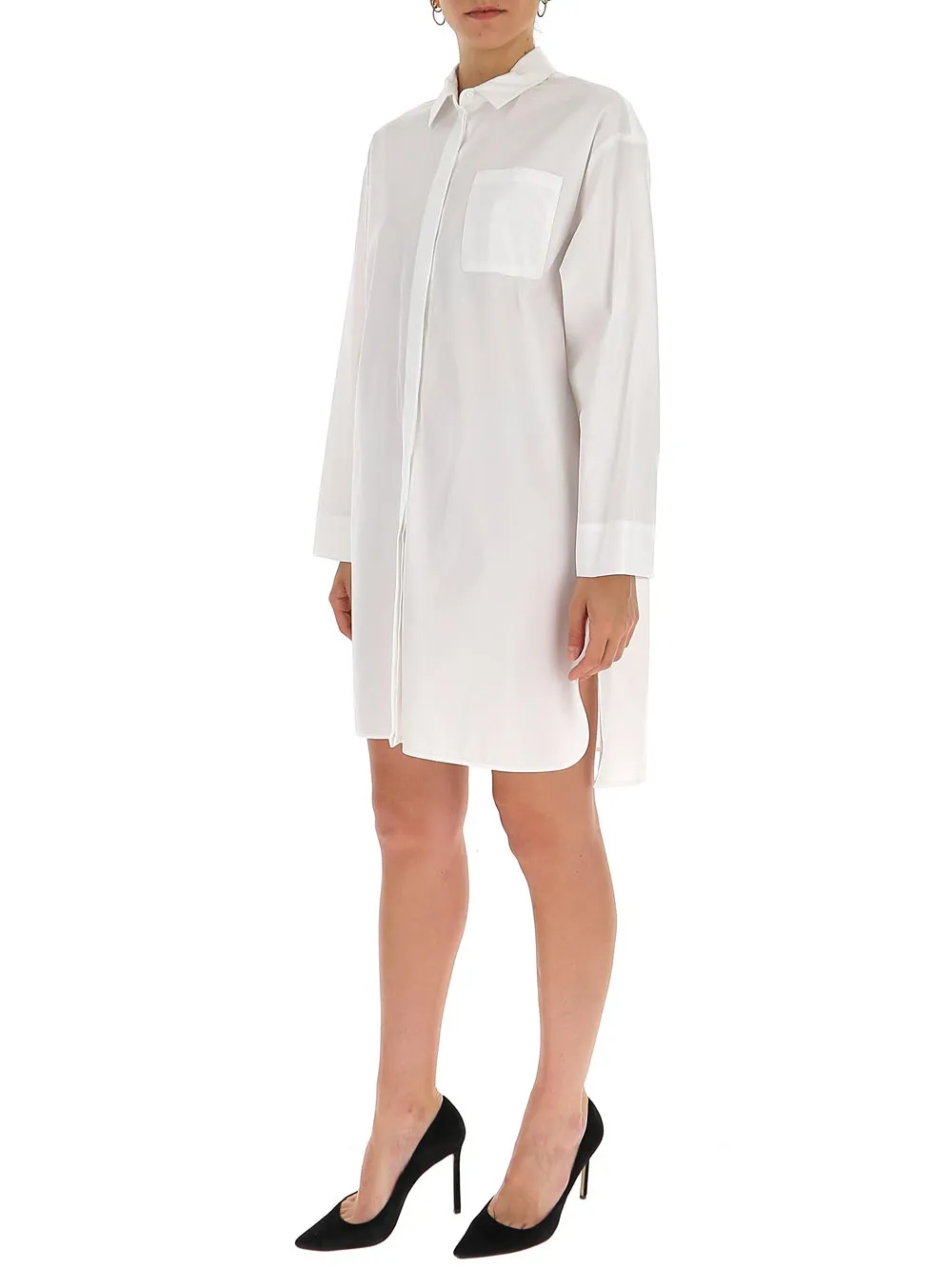 'S Max Mara Long-Sleeve Shirt Dress