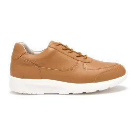Shoreditch - Tan Leather Trainers