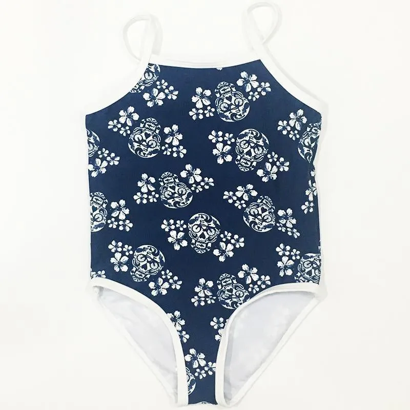 Snapper Rock 1343 One Piece Swimsuit- Sugar Skulls
