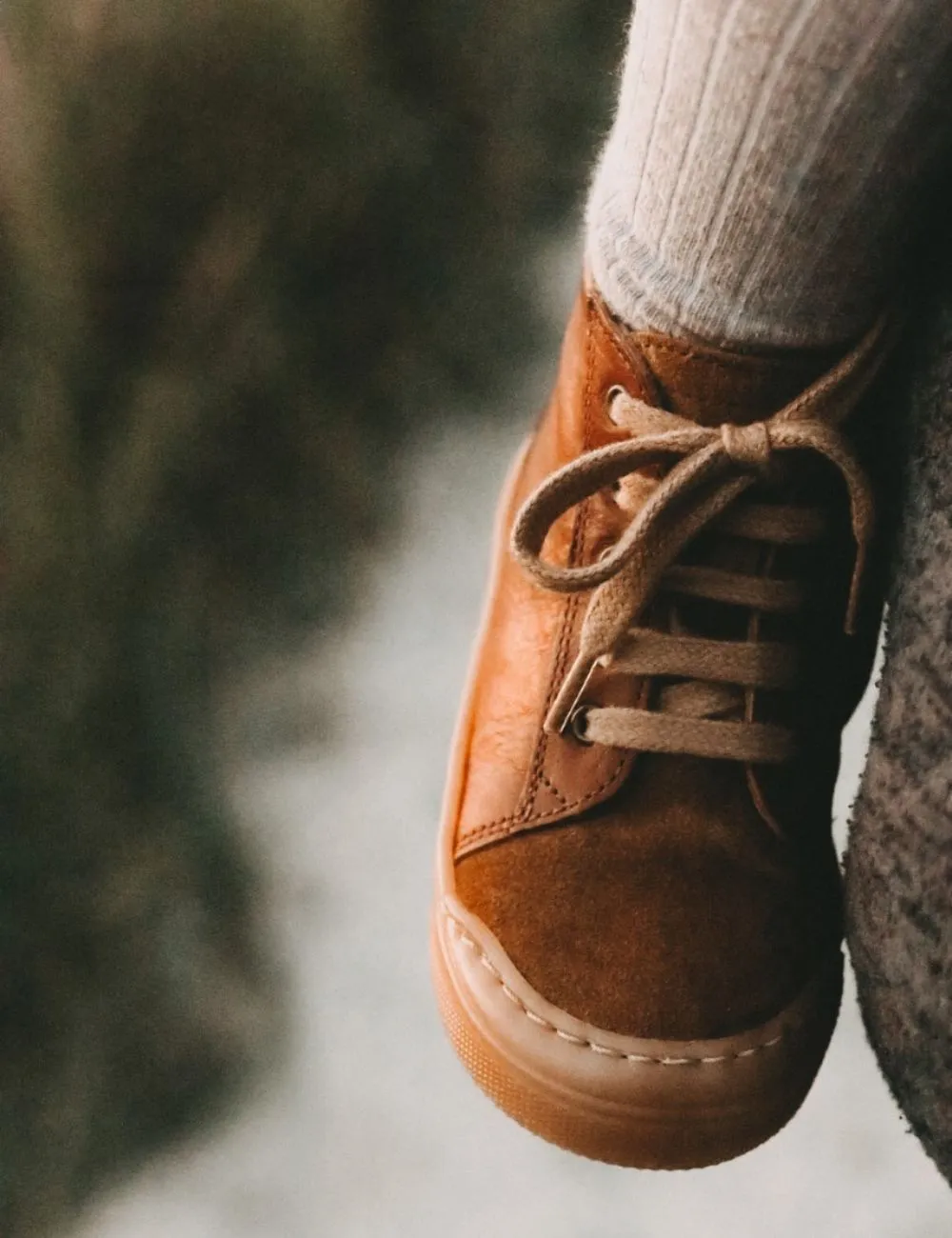 Cognac Sneaker-Style Booties