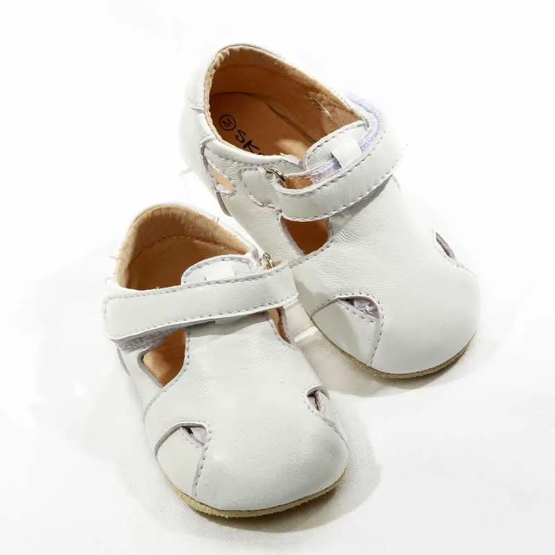 Sunday White Baby Pre Walker Sandals EU18/Small/3-9 Months