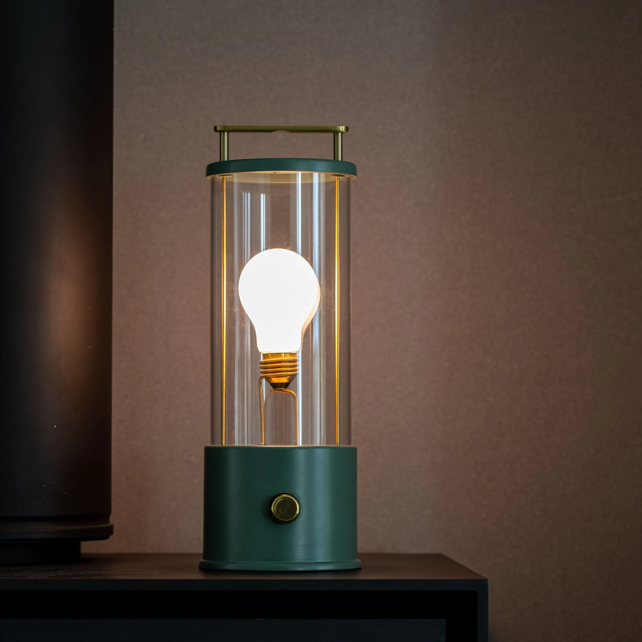 The Muse Portable Lamp in Pleasure Garden Green