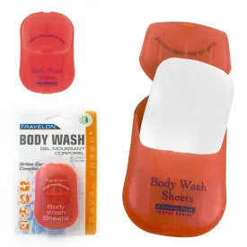 Travelon Body Wash Hand Bath Travel Slice Sheets Box Paper Soap 50 CT TSA Ok New