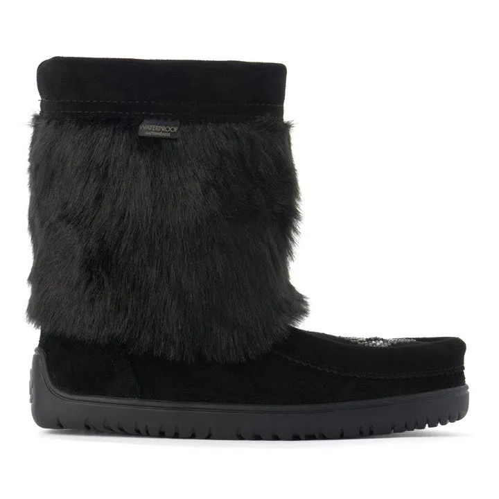 Waterproof Faux Fur Half Mukluk