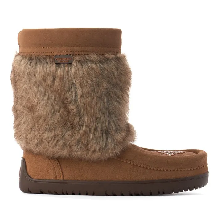 Waterproof Faux Fur Half Mukluk
