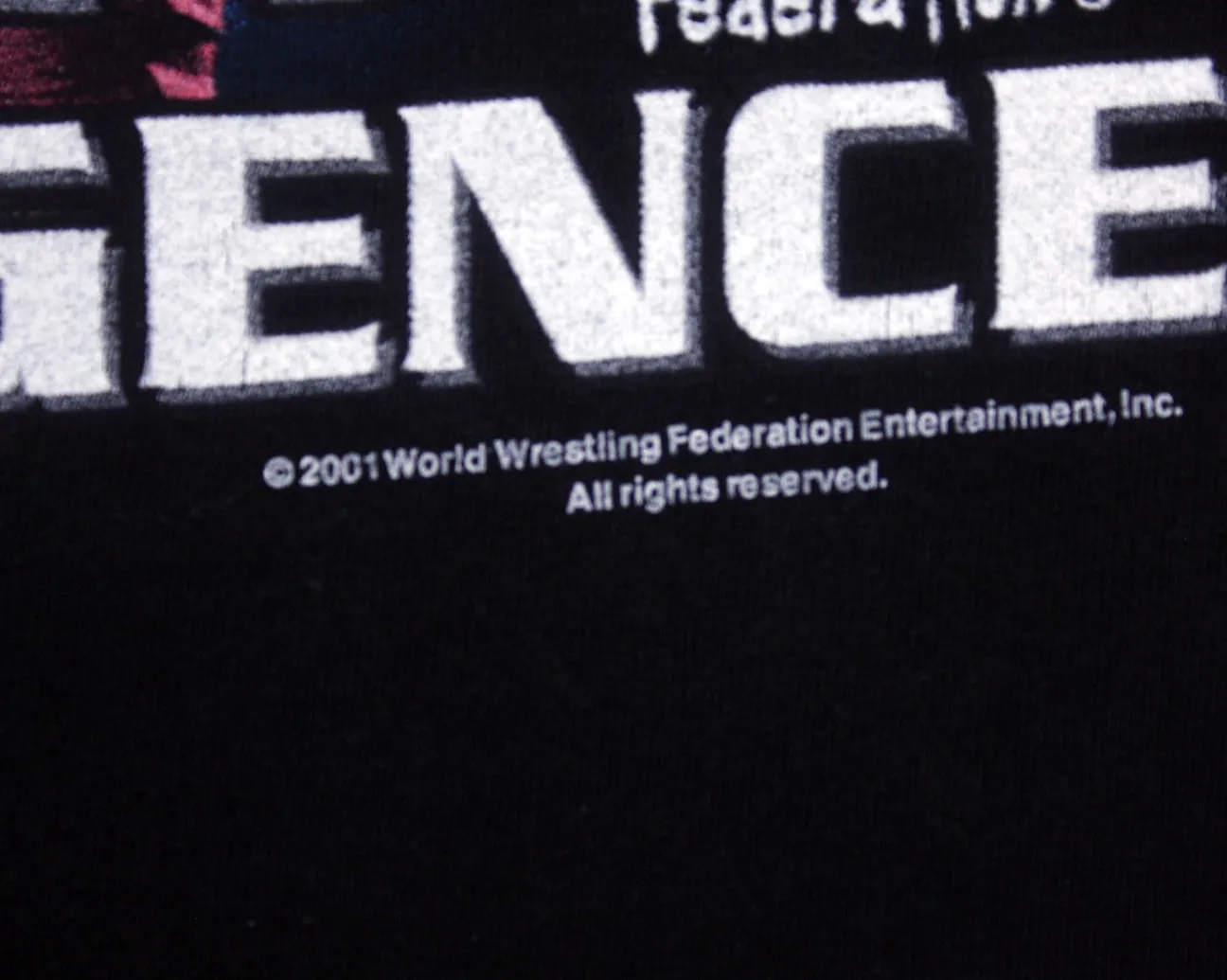 WWF KURT ANGLE 3 I'S T-SHIRT LG