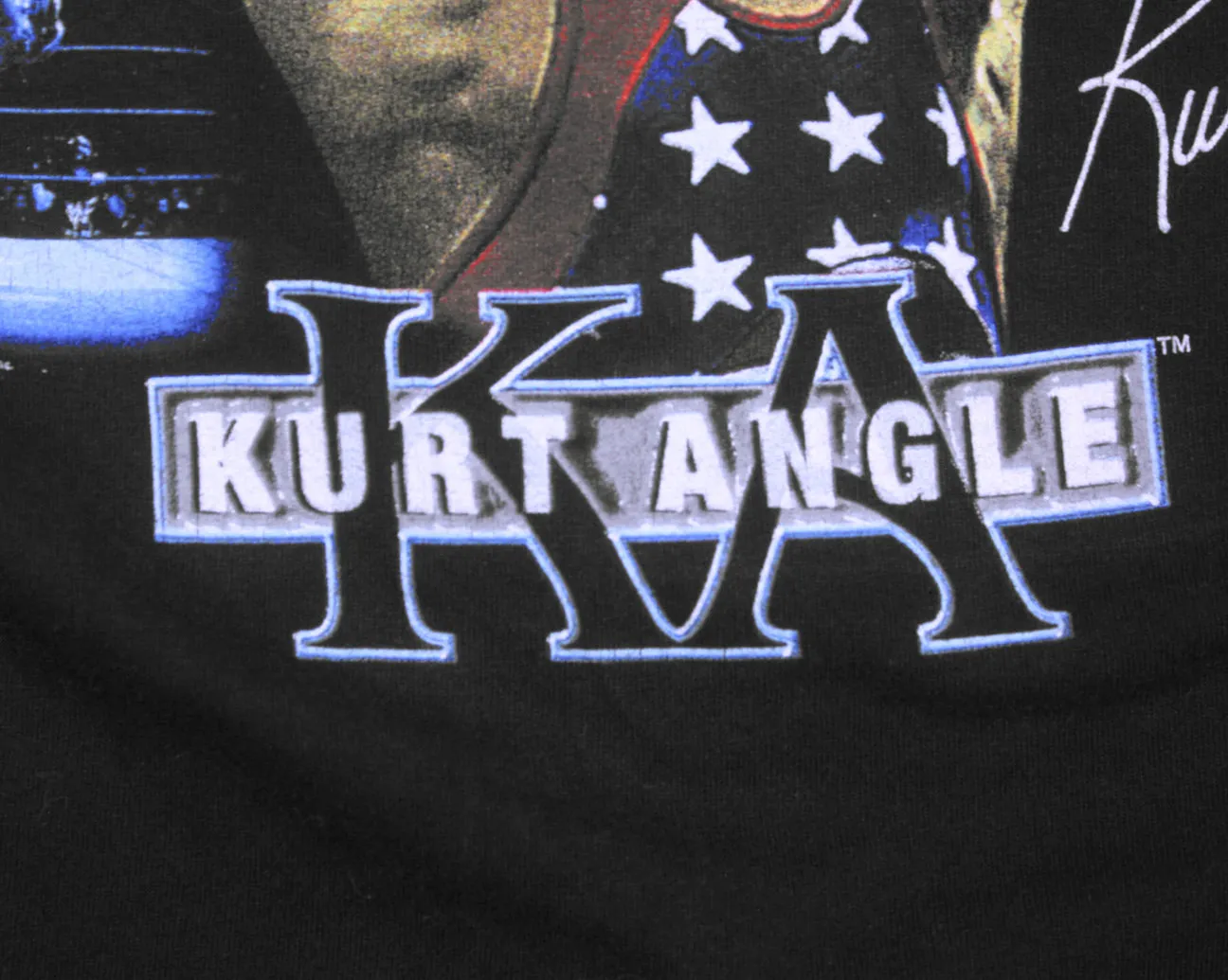 WWF KURT ANGLE IT'S TRUE SHIRT LG