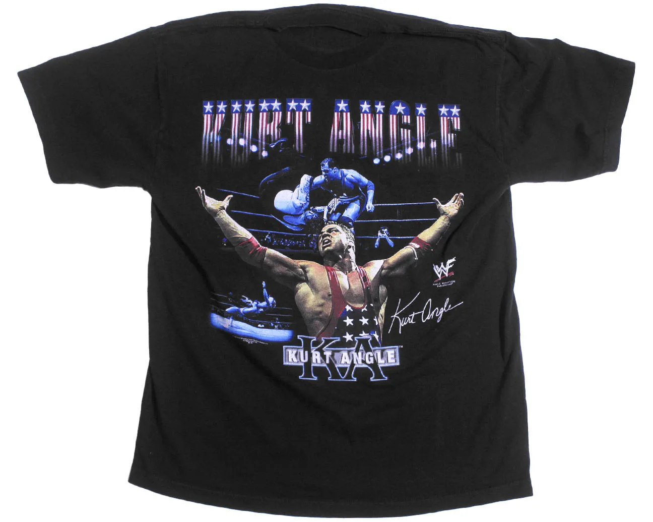 WWF KURT ANGLE IT'S TRUE SHIRT LG